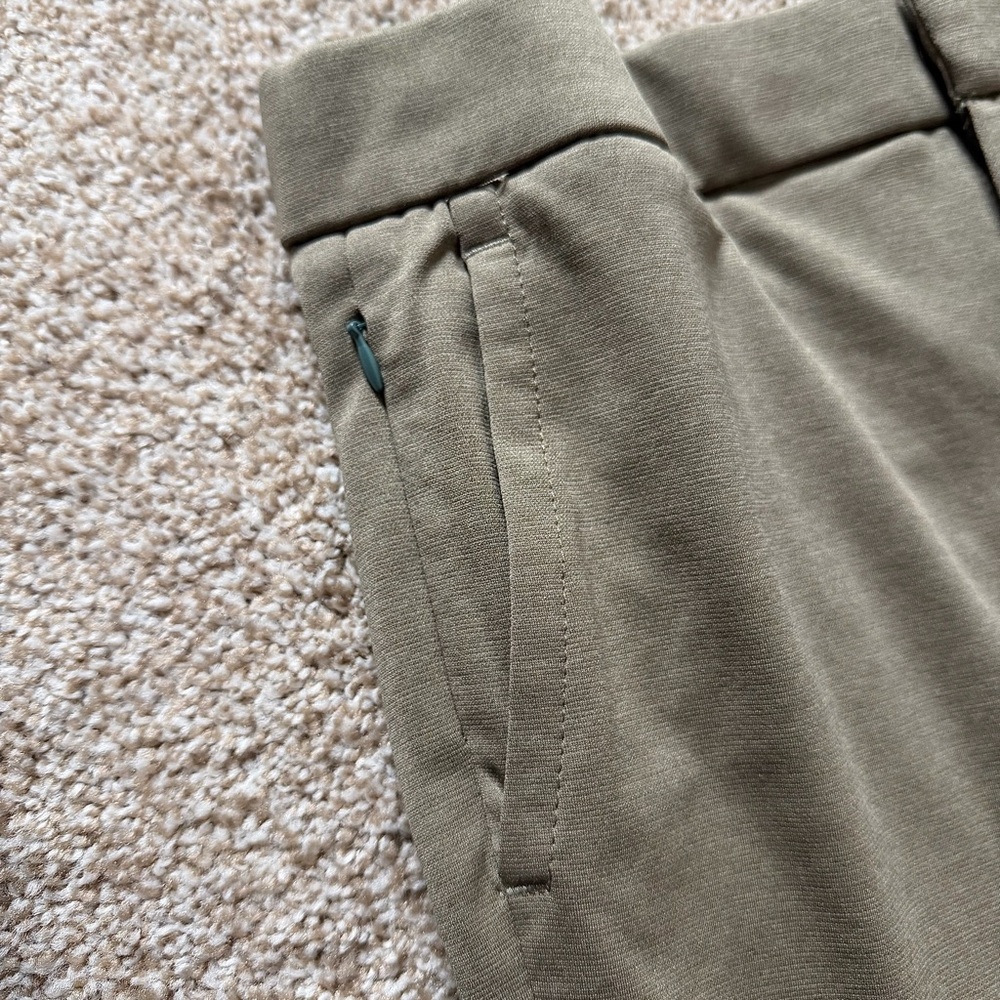 Bonobos Off Duty Elastic Waist Pants Mens Medium Short Green Stretch Work Travel - Picture 2 of 11